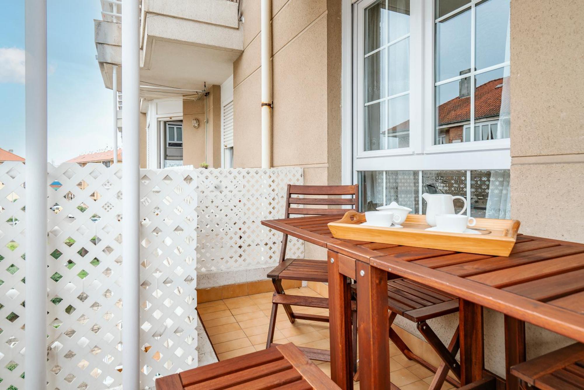Piso Con Piscina Apartment Santander Bagian luar foto